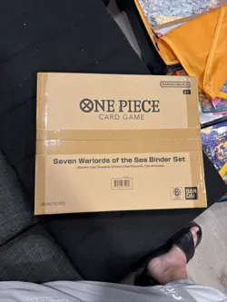Bandai One Piece Card Game Seven Warlords of the Sea Binder Set English Binder - Image 1