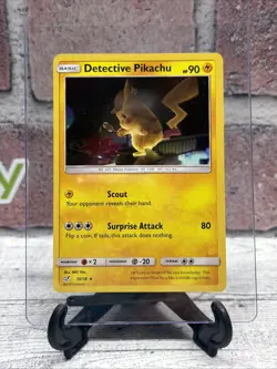 Holo Detective Pikachu 10/18 Pokemon TCG Pokemon 2019 Card - Image 1