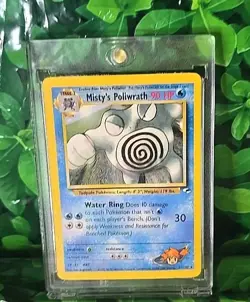 1st Edition Misty's Poliwrath - Near Mint - Gym Heroes - 31/132 - Pokemon Card - Image 1