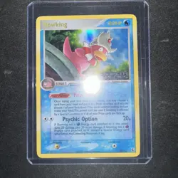 Pokemon TCG Slowking Card - EX Delta Species 28/113 Reverse Holo Rare Stamped - Image 1