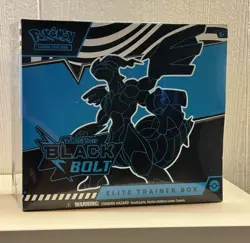 Pokemon TCG Black Bolt ETB Elite Trainer Box New Sealed Trading Card Game - Image 1