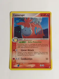 Camerupt - 3/100 - Pokemon Crystal Guardians Holo Card LP Vintage Holographic - Image 1