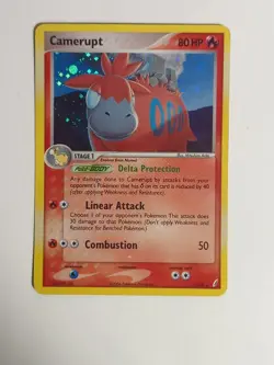 Camerupt - 3/100 - Pokemon Crystal Guardians Holo Card LP Vintage Holographic - Image 3