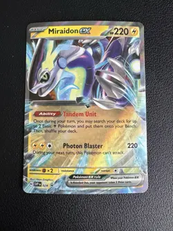 Miraidon ex 028 Sv: Scarlet & Violet Promo Cards Holo - Image 1