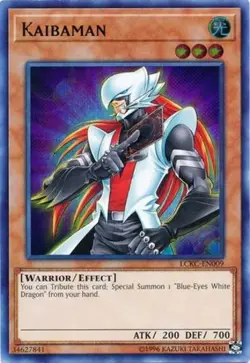 Yugioh! LP Kaibaman - LCKC-EN009 - Ultra Rare - Unlimited Edition Lightly Played - Image 1