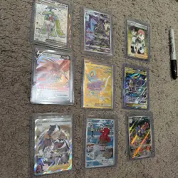 Pokemon Tcg Lot of 9 Full Art Pokemon cards, English and Japanese Lot #16 - Image 3
