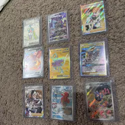 Pokemon Tcg Lot of 9 Full Art Pokemon cards, English and Japanese Lot #16 - Image 4