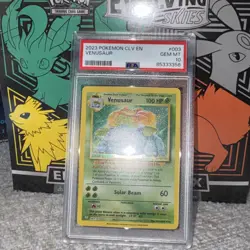 Pokemon CLV EN Venusaur 003/034 Trading Card Game Classic Collection Holo PSA 10 - Image 3