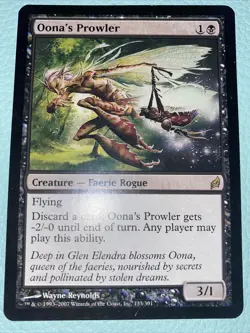 Oona's Prowler Lorwyn Black Rare MAGIC THE GATHERING MTG CARD - Image 1