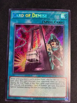 Card of Demise LCKC-EN029 - Secret Rare - NM - Image 1
