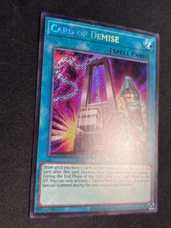 Card of Demise LCKC-EN029 - Secret Rare - NM - Image 2