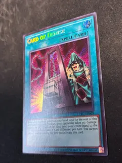 Card of Demise LCKC-EN029 - Secret Rare - NM - Image 3