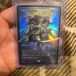 Magic: The Gathering Turtles in Time Sorcery Blue TMNT Card M0284 2026 - Image 1