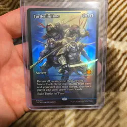 Magic: The Gathering Turtles in Time Sorcery Blue TMNT Card M0284 2026 - Image 2