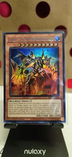Yu-Gi-Oh! TCG Jizukiru, the Star Destroying Kaiju (Silver) BLC1-EN036 Ultra Rare - Image 1