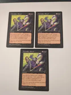 3 Forbidden Ritual - Visions Magic: The Gathering - Image 1