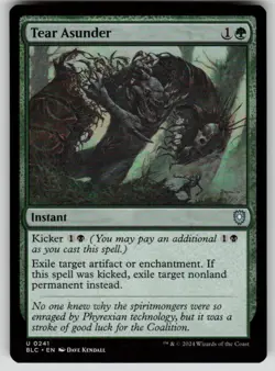 Tear Asunder Uncommon Commander: Bloomburrow 241 MTG Near Mint - Image 1