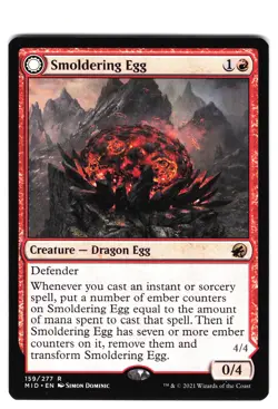 Innistrad: Midnight Hunt #159 Smoldering Egg - Image 1