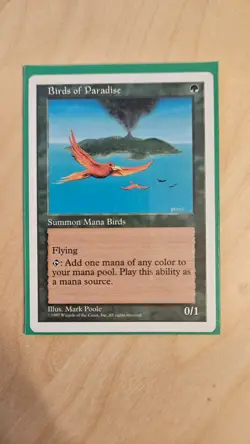 MTG Birds of Paradise (5th Edition) LP - Image 1