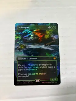 Polyraptor Special Guest Foil LCI NM MTG Dinosaur Commander Staple - Image 1