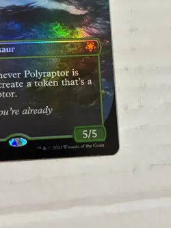 Polyraptor Special Guest Foil LCI NM MTG Dinosaur Commander Staple - Image 3