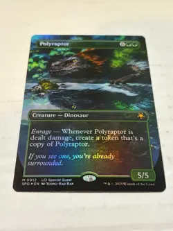 Polyraptor Special Guest Foil LCI NM MTG Dinosaur Commander Staple - Image 4