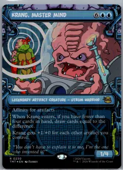 Krang, Master Mind (Showcase) R Teenage Mutant Ninja Turtles 230 NM - Image 1