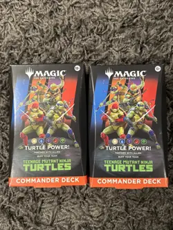 (Lot of 2) Magic: The Gathering Commander Teenage Mutant Ninja Turtles Deck - Image 1