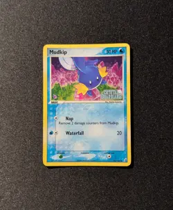 Pokemon EX CRYSTAL GUARDIANS - #58/100 Mudkip - Reverse Holo - ENG - Near Mint - Image 3