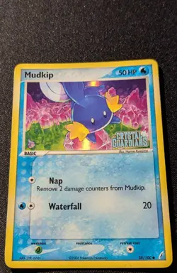 Pokemon EX CRYSTAL GUARDIANS - #58/100 Mudkip - Reverse Holo - ENG - Near Mint - Image 4