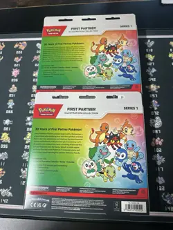 Pokemon TCG First Partner Illustration Collection Series 1 Box Lot of (2) Promo - Image 2