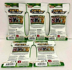 Pokemon TCG XY: Fates Collide Sleeved Booster Pack Lot of 5 SEALED 2016 Nintendo - Image 4