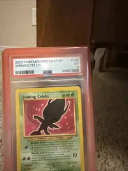 Shining Celebi 106/105 2002 Neo Destiny Holo PSA 5 Graded Pokemon REGRADE - Image 3