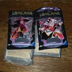 Disney Lorcana Card Bulk Lot - Mixed Sets - with Sparkle Gray Card Holder - Image 1