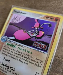 Medicham 34/108 EX Power Keepers Reverse Holo Stamped Pokemon Card - Image 2