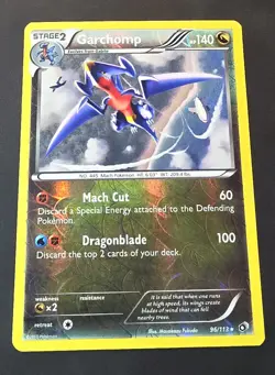 Pokemon Garchomp 96/113 Holo Card - 2013 Set - Pokemon TCG English - Image 1