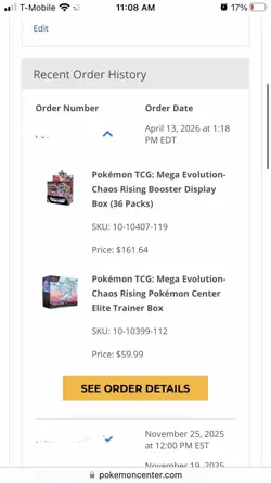 Pokemon TCG ME4: Chaos Rising Booster Box New Sealed PRESALE for 5/22/26 - Image 2