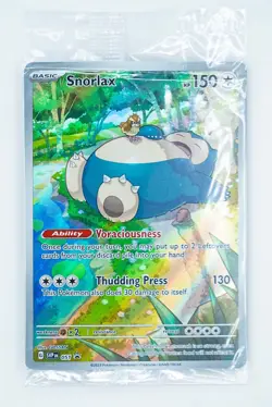 SEALED 2023 Snorlax Black Star Alt Art SVP 051 Pokemon 151 Promo English Holo - Image 3