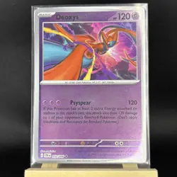 Deoxys 032/086 Reverse Holo Uncommon Chaos Rising Pokemon TCG NM - Image 1