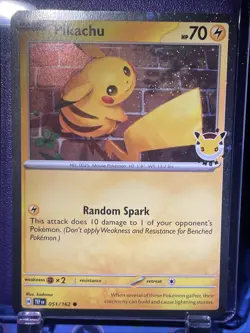 Pikachu Pokemon Day 2026 051/162 30th Anniversary Promo Pokemon TCG NM - Image 1