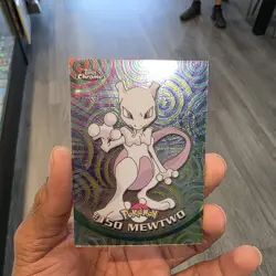 Mewtwo Topps Chrome Series 2 Holo Near Mint Topps #150 Pokemon Trading Card Game - Image 1