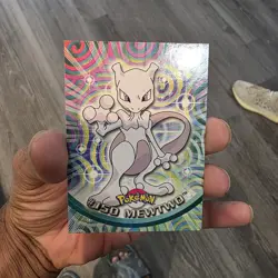 Mewtwo Topps Chrome Series 2 Holo Near Mint Topps #150 Pokemon Trading Card Game - Image 2