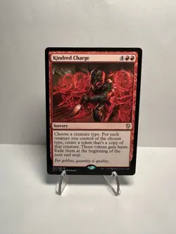 KINDRED CHARGE Red Rare SORCERY Commander 2017 MTG Card - Image 1