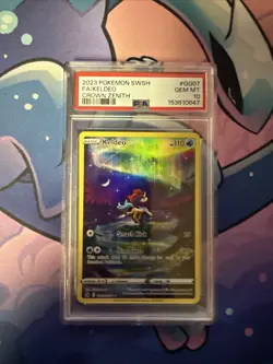 Pokemon Keldeo Crown Zenith Galarian Gallery Full Art #GG07 PSA 10 Gem Mint - Image 1