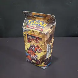 2019 Pokemon Sun & Moon Cosmic Eclipse: Towering Heights (Groudon) Theme Deck - Image 1