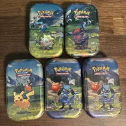 Pokemon Ascended Heroes Mini Tins - Complete Art Set Sealed - Lot of 5 Brand New - Image 1