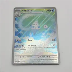 Pokemon TCG Vanillish 112/086 Sv: White Flare Holo IR Stage 1 90HP 2025 NM - Image 1