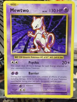 Mewtwo Non Holo Rare 51/108 Pokemon TCG XY Evolutions 2016 NM - Image 1