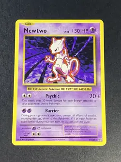 Mewtwo Non Holo Rare 51/108 Pokemon TCG XY Evolutions 2016 NM - Image 2