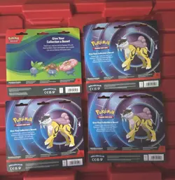 Pokemon TCG Sealed Blister Lot 1x Vileplume 2-Pack + 3x Raikou 2-Pack Sealed - Image 2